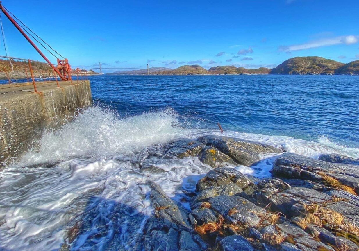 Klyngeprosjektet "utslippsfri metrobåt" skal knytte kystregionen tettere sammen i et utvidet og miljøvennlig hurtigbåttilbud. Foto: Torger Ramfjord.