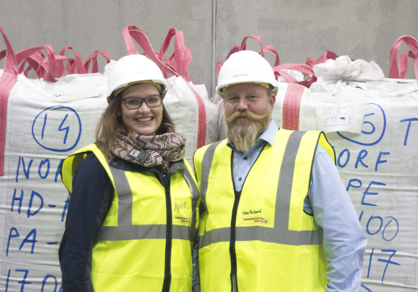 Helene Øyangen Lindberg og Tom Richard Hamland er godt fornøyd med tildelingen av grønne prosjektmidler.