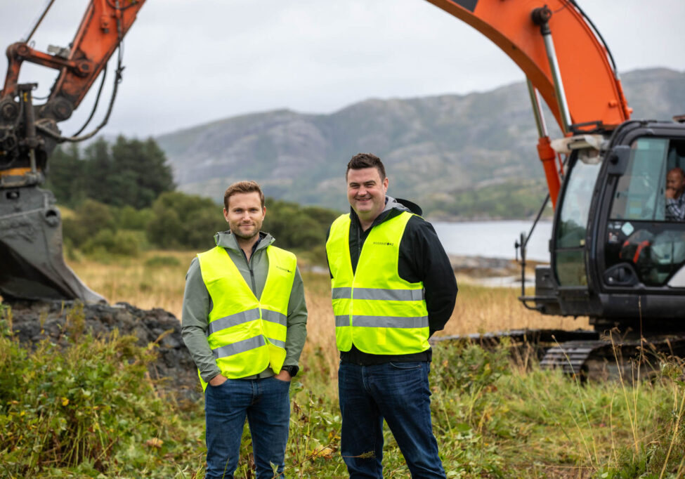 Vegar Livik og Thomas Williksen i Eco Seafood. Foto: LYKT foto og film